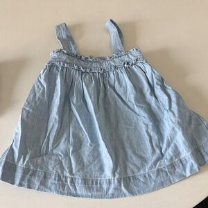 GAP baby Light Blue Denim Toddler Dress 12-18 months